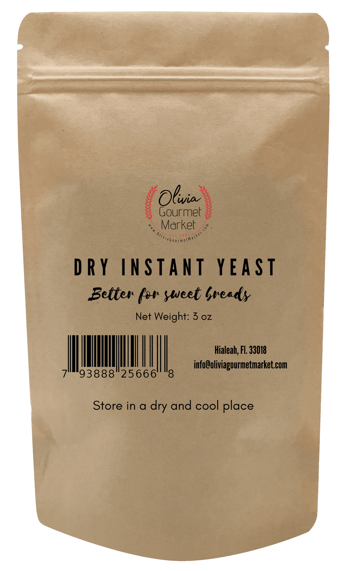Instant Dry Yeast 3 oz Pack of 2