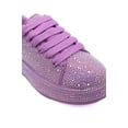 thumbnail image 3 of Tenis Sneakers con brillos Casual para Mujer Berness Dolly Purple, 3 of 4