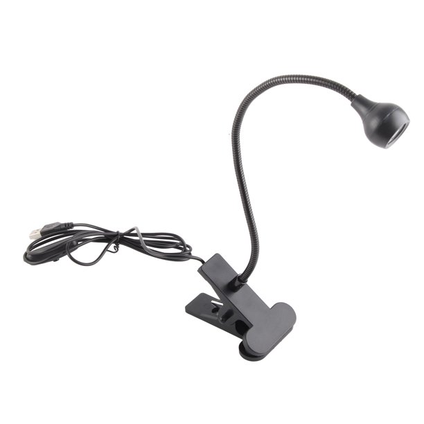Luz de la Abrazadera de Umas Uv, Ajuste de 360 Grados Mini Lámpara de Abrazadera de Curado UV Flexible Con Alimentación USB para Festivales Maquillaje