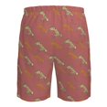 thumbnail image 6 of Kdxio Leopard Print Pattern Mens Casual Shorts - Drawstring Summer Beach Sports Shorts for Men, 6 of 9