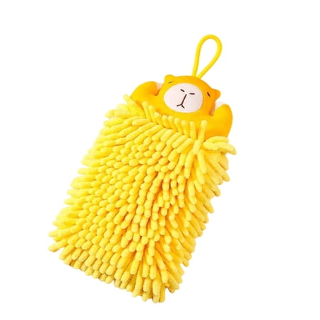 RUISINERY Chenilles Hand Wipe Towel Balls with Hanging Loopes Quick Drys Soft Absorbent Microfiber Handball for Kitchen and Bathr