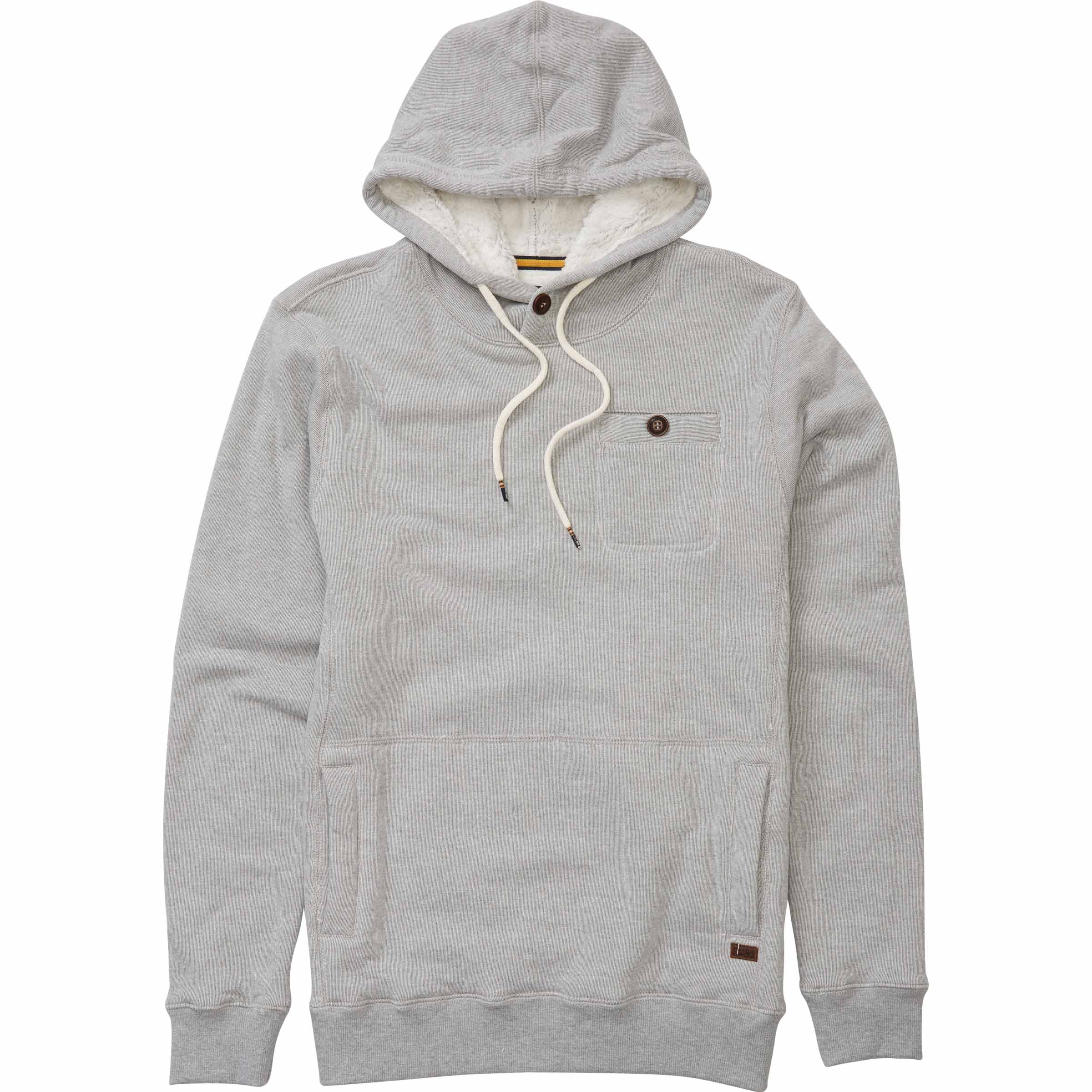 light grey sherpa pullover