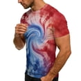 thumbnail image 6 of cocolona Womens and Mens Vintage Tees Summer Short Sleeve Crew Neck Tops Fashion Casual Tie Dye Print T-shirt Blouses, 6 of 8