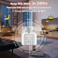 thumbnail image 4 of Baby Bottle Warmer, 9-in-1 Fast Milk Heating, Food Heating & Defrosting, 2 Bottle Breastmilk or Formula Warmer with Timer, 4 of 8