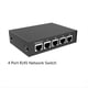 thumbnail image 3 of Miniconmutador de Red Gigabit 4 en 1 de 100/1000 Mbps, Conmutador Ethernet de 5 Puertos, Divisor de Internet, Conmutador de Red RJ45, 3 of 6