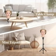 thumbnail image 5 of 28 Inch Mannequin Head 80% Human Hair with Tripod Stand,Mannequin Cosmetology Manikin Practice Doll Head with stand,Braiding Hairdressing Head for Hair Styling with Table Clamp + DIY Hair Styling Set, 5 of 9