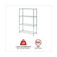 thumbnail image 6 of Alera ALESW843614SR 36 in. W x 14 in. D x 54 in. H Four-Shelf Residential Wire Shelving - Silver, 6 of 9