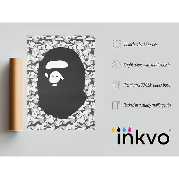 shiyou-BAPE Poster - A Bathing Ape Poster - 11 x 17 inches