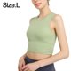 thumbnail image 2 of Ropa de yoga verde para mujer, deportes para correr, entrenamiento físico, ropa superior, cinturón, almohadilla para el pecho, chaleco de recolección MFZFUKR BST3028424-3, 2 of 6