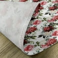 thumbnail image 5 of Ambesonne Country Place Mats Set of 4, Watercolor Pink Roses, Standard Size, Dark Coral Maroon, 5 of 6