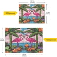 thumbnail image 5 of FREEAMG Flamingos Jigsaw Puzzles 1000 Piece for Adults Large Puzzle Game Challenging Family Puzzle Game for Adults Teens 29.5" x 19.7", 5 of 7
