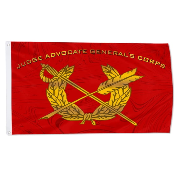 Cayyon Judge Advocate General's Corps Flag 3x5Feet Military Banner with 2 Brass Grommets
