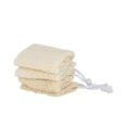 thumbnail image 2 of Esponja exfoliante corporal de lufa natural de 4 pulgadas para el cuidado de la piel en baños, spas y duchas, paquete de 4, 2 of 5