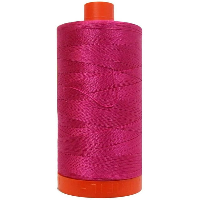 Superpunch Fuchsia Aurifil Cotton Thread, 50wt, 1300 Meter Spool