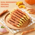 thumbnail image 6 of Pawmate Chicken Jerky Wrapped Pumpkin Biscuits Dog Treats, Promote Digestion Soft Chews for All Dogs, 11 oz, 6 of 11