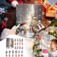thumbnail image 2 of Calendario de Adviento de Navidad Caja sorpresa con cuenta regresiva navideña Lindo adorno colgante de acrílico con muñeco de nieve Caja sorpresa con calendario navideño, 2 of 5