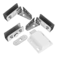 thumbnail image 1 of 1 juego de bisagras para puerta de vidrio de gabinete, bisagras de puerta sin marco, clip de vidrio para vitrina, abrazadera para gabinete de vinos, bisagra de puerta, 1 of 4