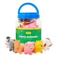 thumbnail image 1 of Cubo Para Juguetes De Baño Boley Farm Animals: Incluye 12 Divertidos Y Coloridos Juguetes Para La Bañera Y La Piscina Para Niños Y Niños Pequeños De 2 Años En Adelante., 1 of 5