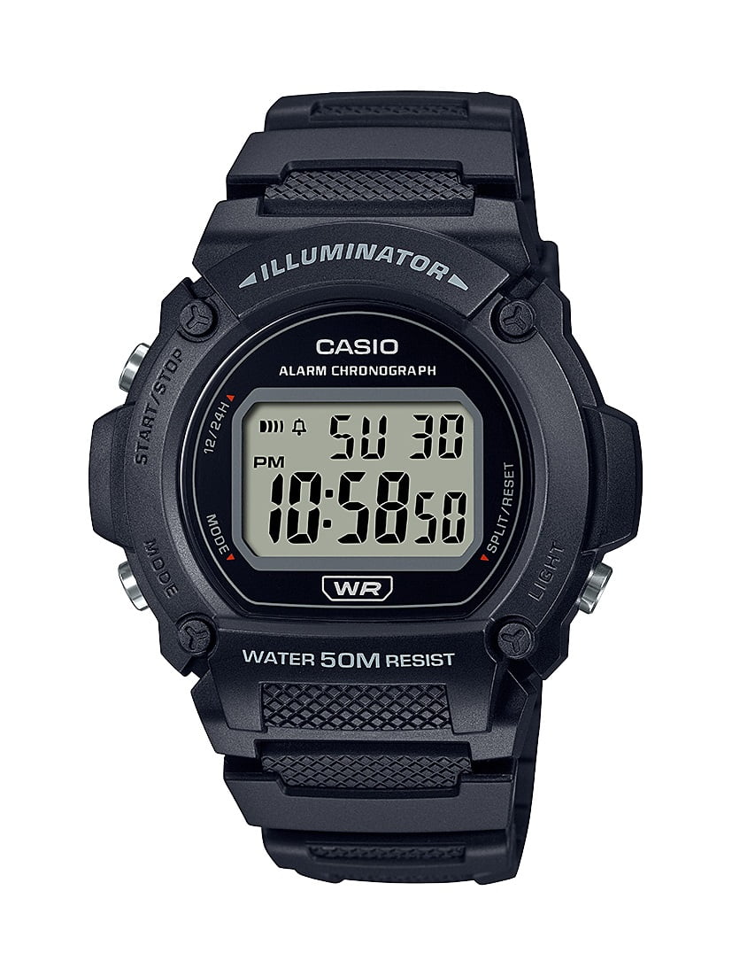 Casio Mens Hd Digital Sports Watch, Black