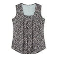 thumbnail image 5 of Cenuakty Women Camisole, Sleeveless Tops Square Neck Flower Print Loose Summer Vest for Casual Daily, 5 of 9