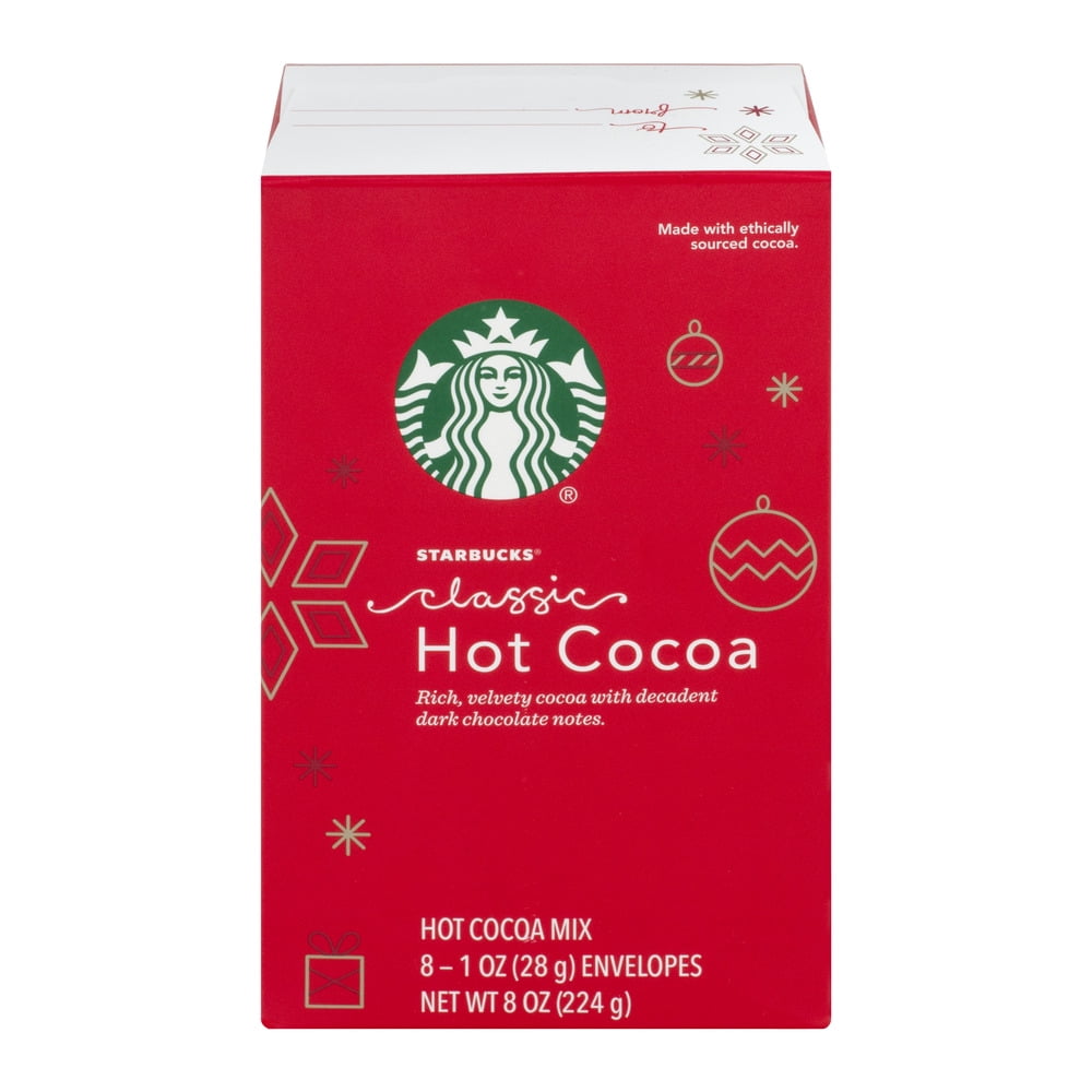 Starbucks Classic Hot Cocoa Mix Envelopes 8 Ct, 1.0 OZ by STARBUCKS COFFEE COMPANY