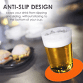 thumbnail image 5 of Thick Coasters for Drinks & Coffee Wooden Table,Ripple,Stain-Resistant,Non-Absorbent, 5 of 5