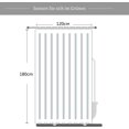 thumbnail image 2 of Botanical Decor Shower Curtain, Waterproof Material, Tropical Leaves Plant Design, Rustproof Metal Grommets, Easy Care, For Bathroom Showers, Polyester Fabric, Printed Pattern, Eye-Catching Look, 2 of 6