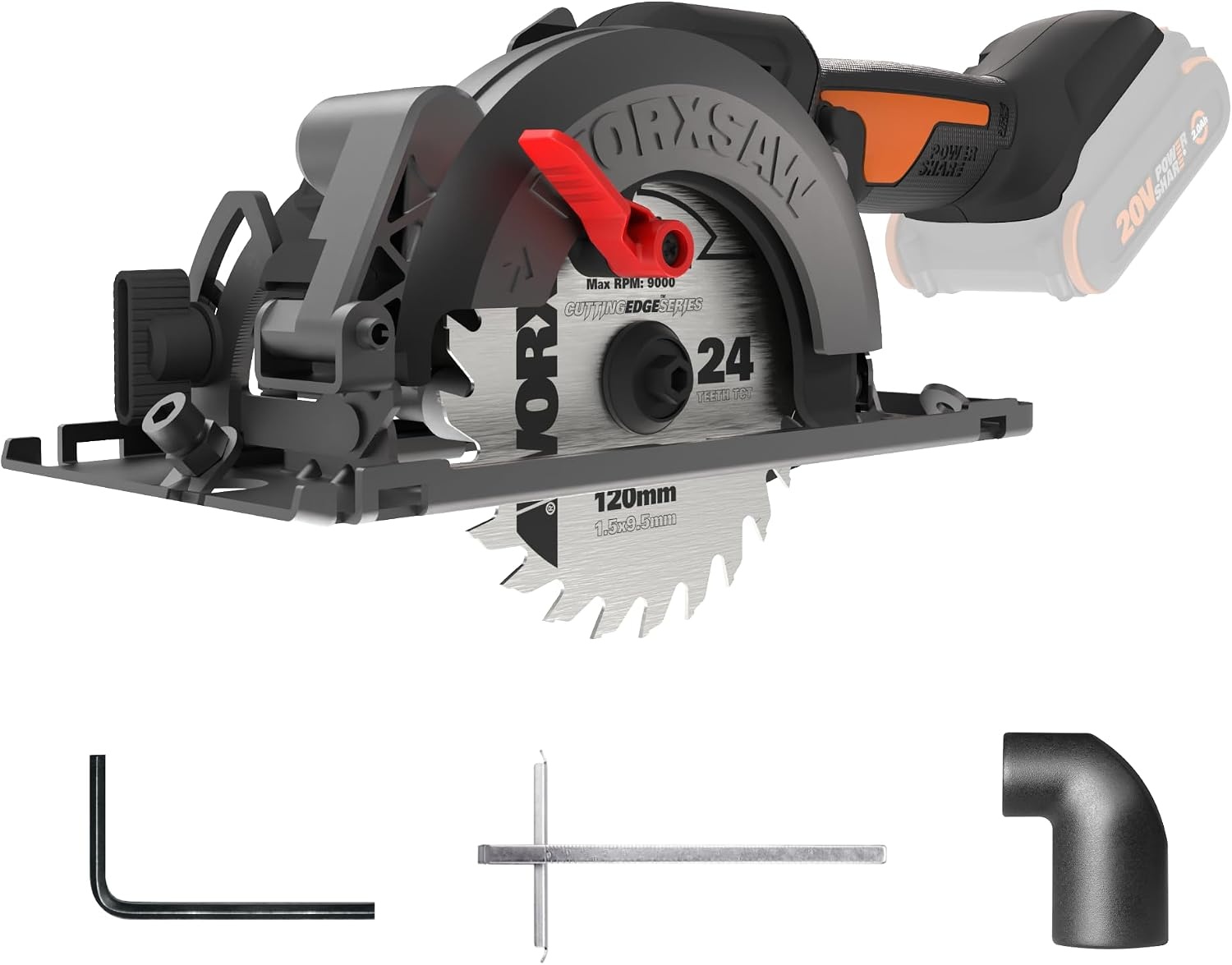 WORX WX531L.9 20V Cordless Compact Circular Saw photo 1