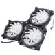 thumbnail image 3 of Ventilador de refrigeración de computadora con control remoto, 3 piezas Ventilador de refrigeración de chasis de computadora Ventilador de refrigeración de chasis de computadora Probado profesionalme, 3 of 12