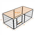 thumbnail image 6 of Renwick 6 Panels 24" Heavy Duty Dog Playpen, Black, 6 of 8