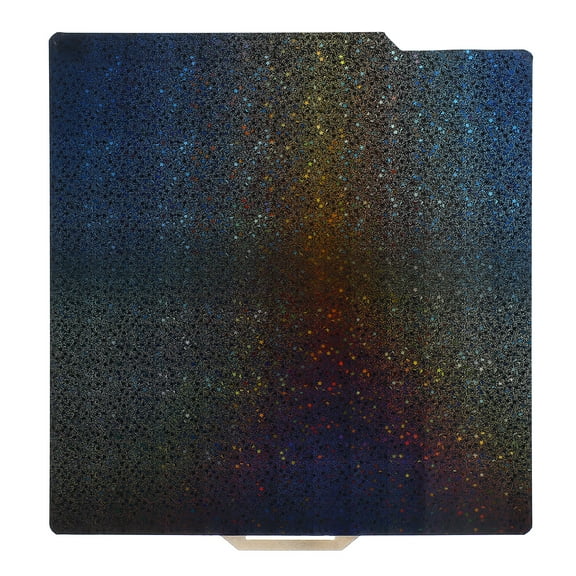 Uxcell PEI and PEY Build Plate 257x257mm, PEI and PEY Gold and PEY Starry Sky Sheet Spring Steel Build Plate for Bambu Lab P1P/P1S /X1/X1C/A1 3D Printer