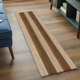 thumbnail image 4 of Runner Rug 2 x 6 Ft, Brown Wood Grain Washable Non-Slip Floor Mat for Kitchen Hallway/Entryway, Ombre Rustic Retro Wooden Plank Long Kitchen Runner Area Rugs for Living Room, Low-Profile, 4 of 7