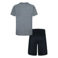 thumbnail image 2 of Boys 4-7 Nike Dri-FIT Swoosh Graphic Tee & Shorts Set Color: Orange Gray Size: 4, 2 of 4