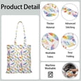 thumbnail image 2 of Bohemian Geometric Plaid Reusable Grocery Tote - Spacious Washable Bag with Durable Design, 2 of 4