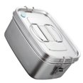 thumbnail image 3 of Stainless Steel Lunch Container Silver 1Pcs 7.07x5.11x3.34in, 3 of 5