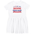 thumbnail image 3 of Inktastic Puerto Rico Love My Puerto Rican Family Girls Toddler Dress, 3 of 5