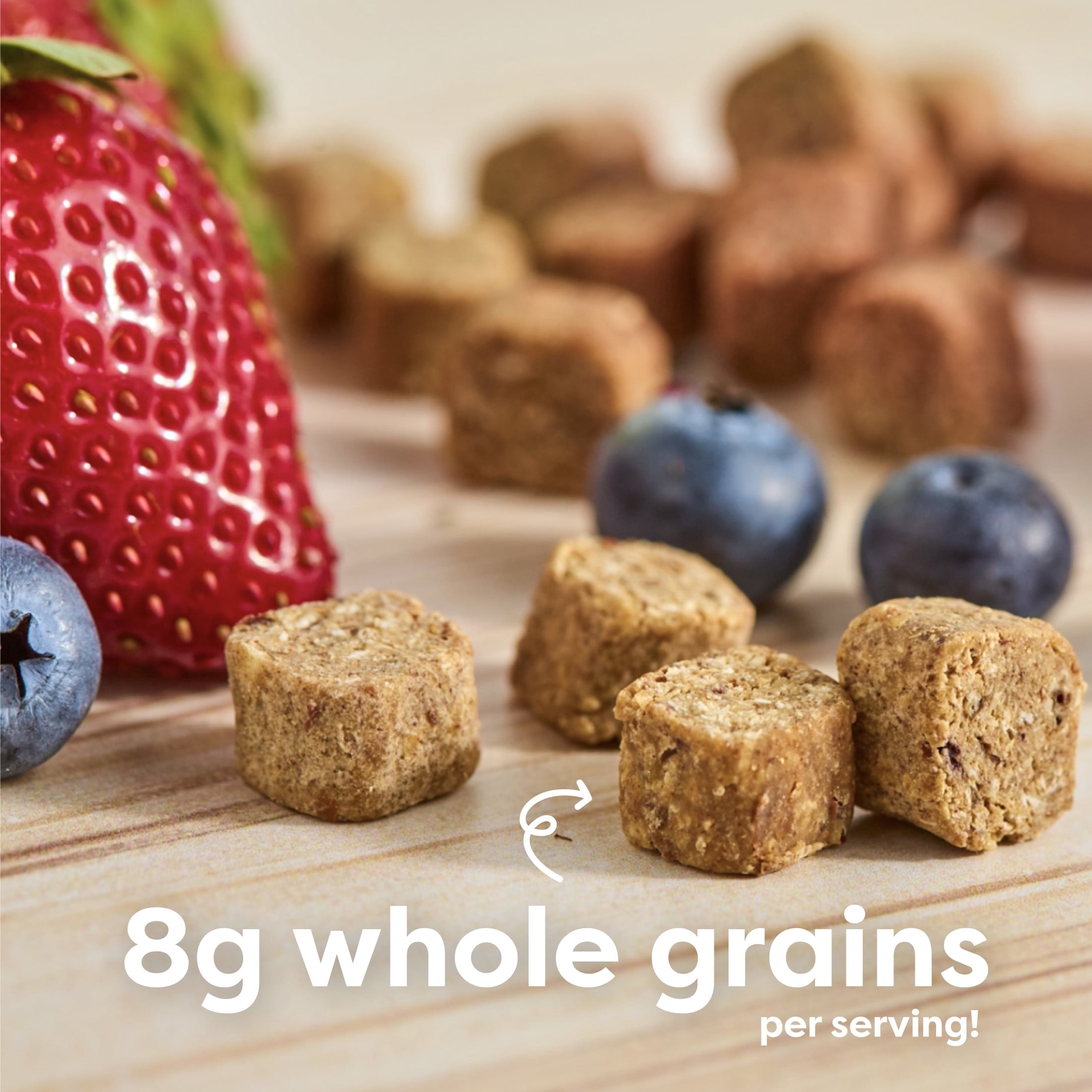 (4 pack) Beech-Nut Oaty Bites with Fruit & Whole Grains, Mixed Berry Toddler Snack Bites, 7 Packs