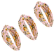 thumbnail image 1 of Diademas anchas anudadas para mujeres y niñas, aros antideslizantes con nudo cruzado bohemio, diademas y accesorios para el cabello a la moda para mujer, 1 of 5