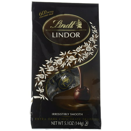 Lindt Lindor Extra Dark Chocolate Truffles, 5.1