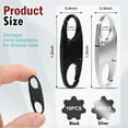 thumbnail image 2 of 20 Pcs Zipper Clips Anti Theft Double Opening Small S Carabiner Clip Zipper Lock Theft Clasp for Backpack Purse Luggage Suitcase, 2 of 6