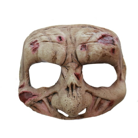 Zombie Latex Half Mask Adult Halloween Accessory