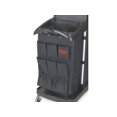 thumbnail image 3 of Rubbermaid Commercial Fabric 9-Pocket Cart Organizer 19.75 x 1.5 x 28 Black 9T9000BLA, 3 of 16