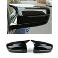 thumbnail image 2 of 1Pair Gloss Black Style Side Mirror Cover Caps For BMW G20 G21 G22 G30 G31 G11, 2 of 9