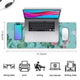 thumbnail image 5 of Long Mouse Pads for Desk,Pioneer Flower Floral Print Pattern Desk Mats on Top Of Desks, Desk Mouse Pad Extra Large with 3mm Non-Slip Base and Stitched Edge for Gaming,Office,Work,Home 31.5"x11.8", 5 of 6