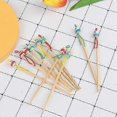 thumbnail image 2 of 10pcs Mini Doll Earpicks Wood Bamboo Ear Picks Wax Remover Cleaner Ear Care Tool, 2 of 5