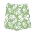 thumbnail image 4 of Odeerbi 5-14 Años Niños Niñas Pantalones Cortos de Estampado Tropical Hawaiano Pantalones de Baño En Seco Rápido Pantalones Cortos de Tabla de Playa Pantalones Cortos Deportivos, 4 of 5