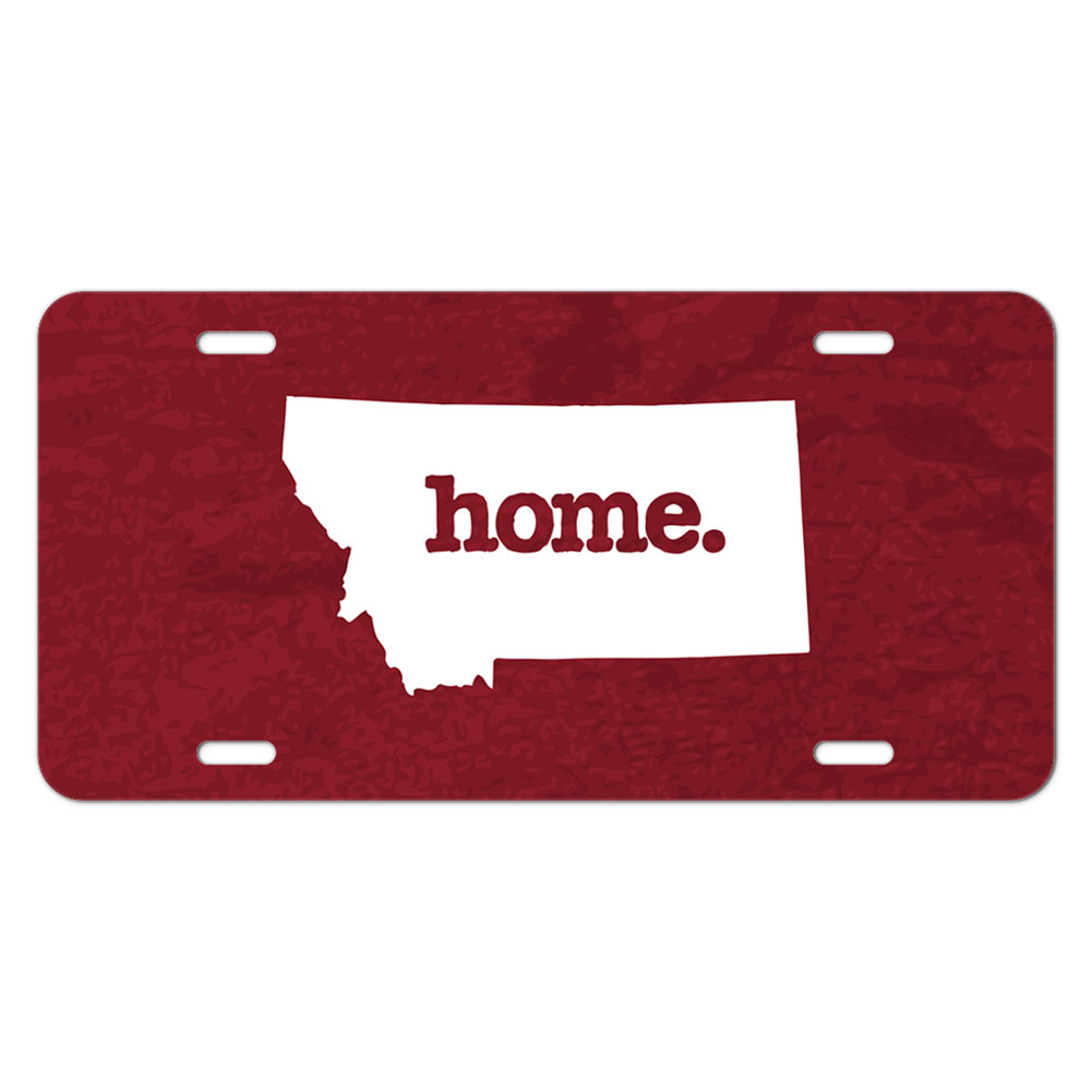 Montana MT Home State Novelty Metal Vanity License Tag Plate Textured