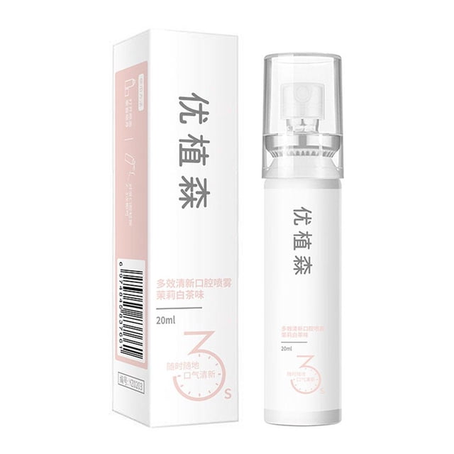 TQEHS Desodorante refrescante bucal con aliento fresco en spray bucal 20 ml Care C5H6