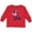 Red, variant on Inktastic 4th of July with Striped Stars Boys or Girls Long Sleeve Toddler T-Shirt