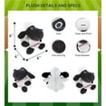 thumbnail image 2 of DolliBu Black Nose Sheep Stuffed Animal with Baseball Plush - Soft Huggable Sheep, Adorable Playtime Plush Toy, Cute Farm Animal Gift, Super Soft Plush Doll Animal Toy for Kids and Adults - 6 Inch, 2 of 6